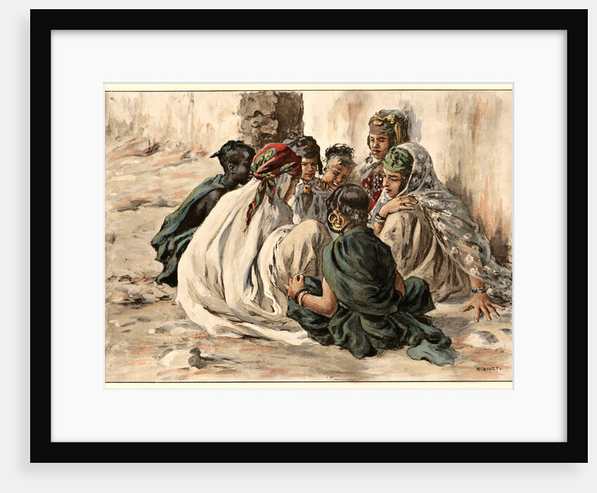 Jeux de Fillettes à Laghouat, ca. 1898 by Etienne Dinet