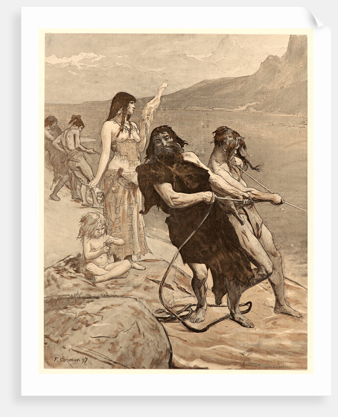 Cité Lacustre, 1897 by Fernand Cormon