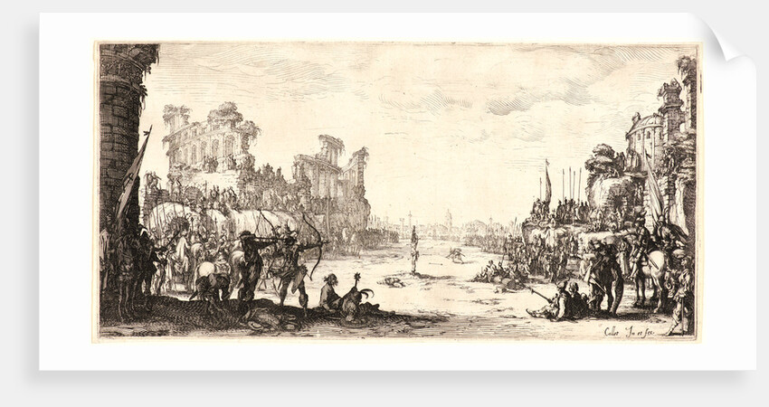 The Martyrdom of St. Sebastian, 1621 by Jacques Callot