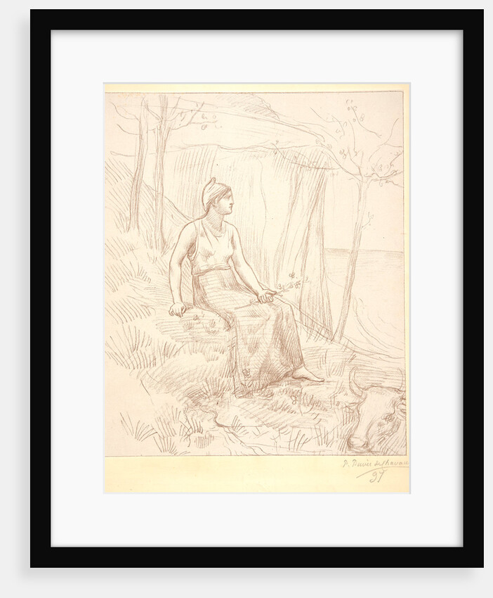 Normandie, 1893 by Pierre Puvis de Chavannes
