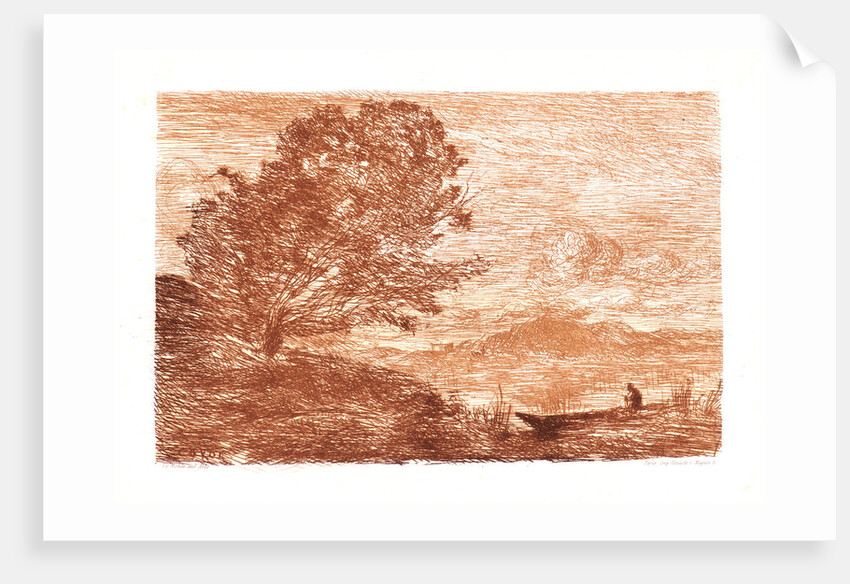 A Lake in the Tyrol, ca. 1863- 1865 by Jean-Baptiste-Camille Corot