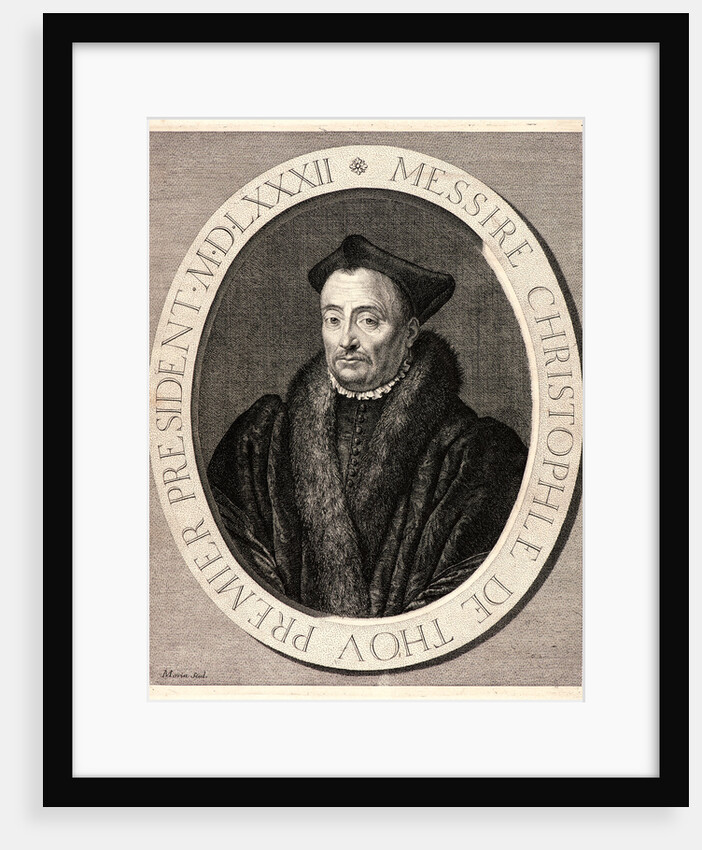 Christophe de Thou, 17th century by Jean Morin