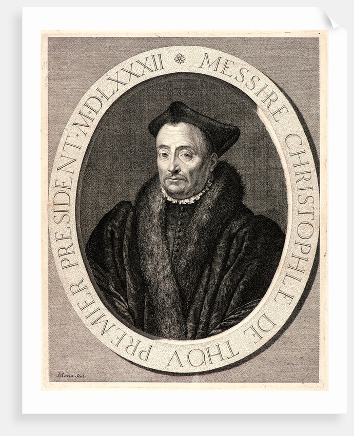 Christophe de Thou, 17th century by Jean Morin