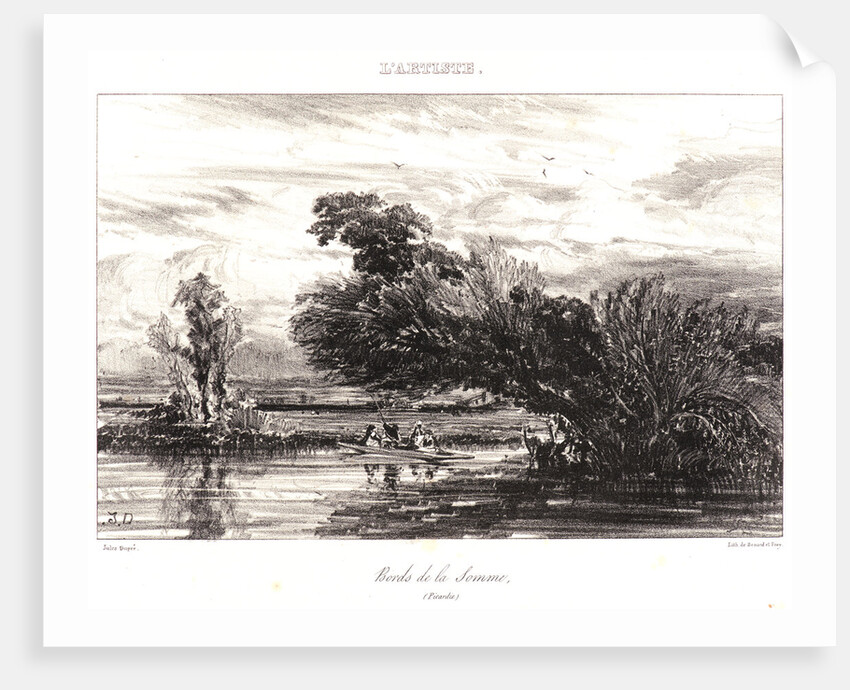 Banks of the Somme (Picardy), 1836 by Jules Dupré