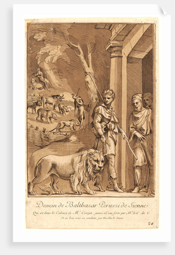Androcles with the Lion, ca. 1729- 1742 by Anne-Claude-Philippe de Caylus