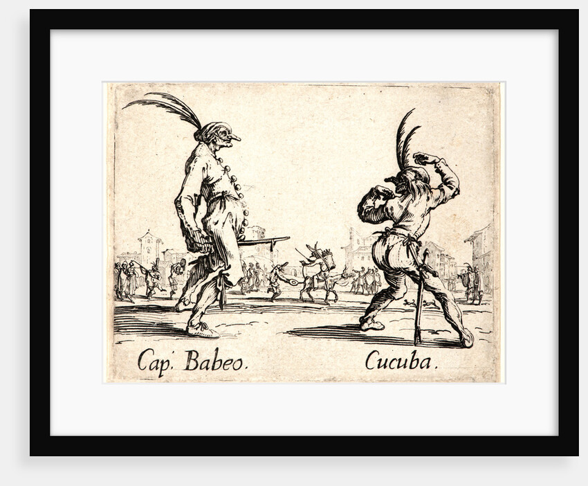 Cap. Babeo and Cucuba, 1622 and later by Jacques Callot