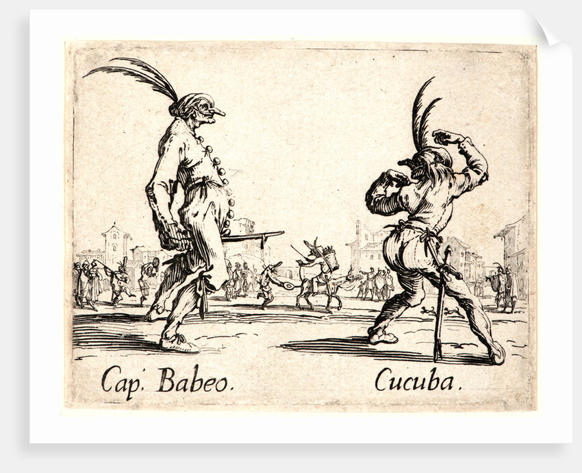 Cap. Babeo and Cucuba, 1622 and later by Jacques Callot