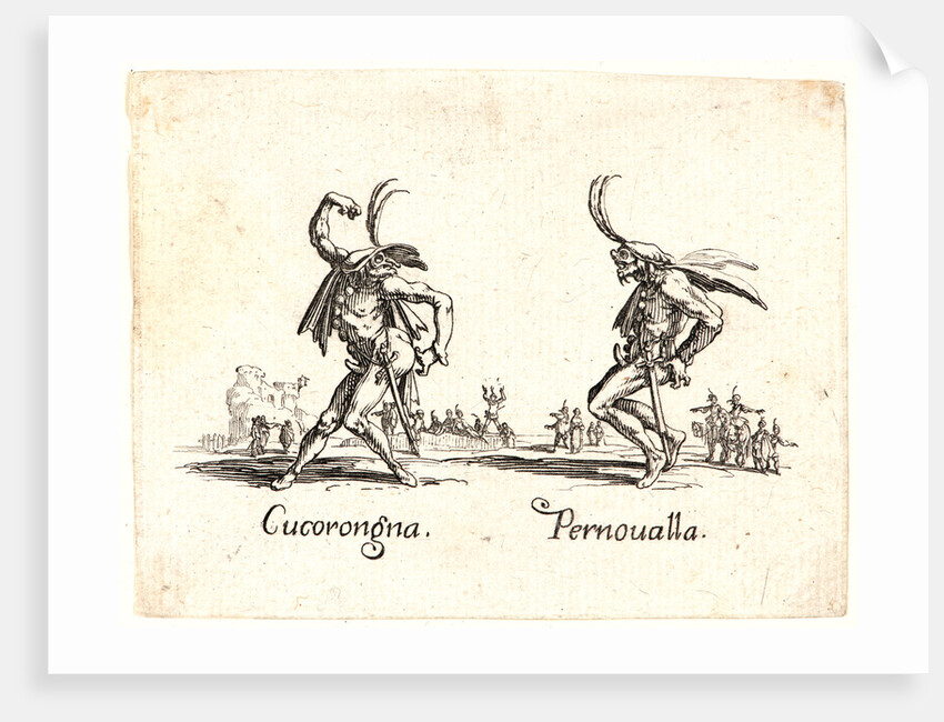 Cucorogna and Pernoualla, 1622 and later by Jacques Callot