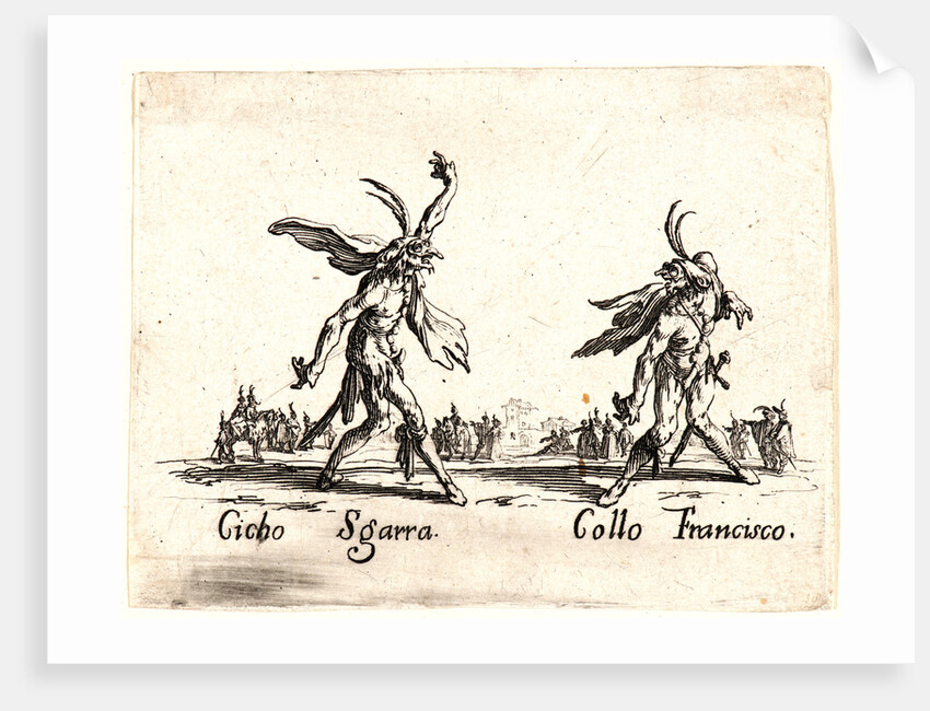 Cicho Sgarra and Collo Francisco, 1622 and later by Jacques Callot