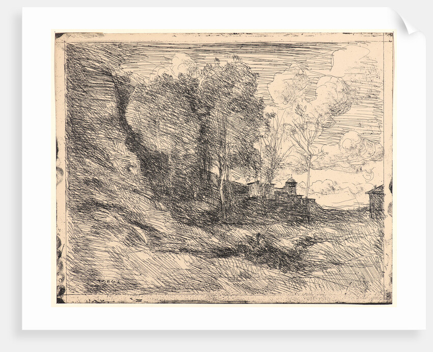Souvenir d'Ostie, 1855 by Jean-Baptiste-Camille Corot