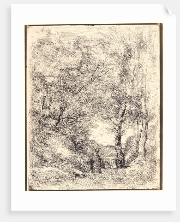 Les Jardins d'Horace, 1855 by Jean-Baptiste-Camille Corot