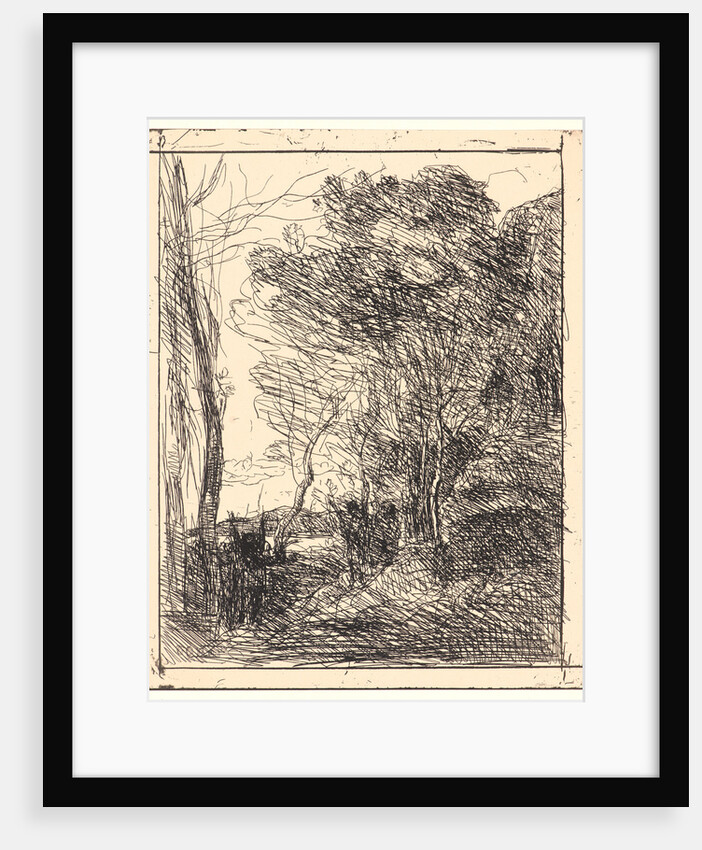 La Ronde Gauloise, 1857 by Jean-Baptiste-Camille Corot