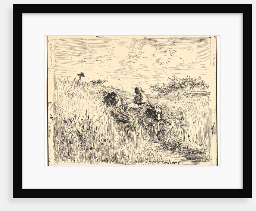 Sentier dans les Blés, 1862 by Charles François Daubigny