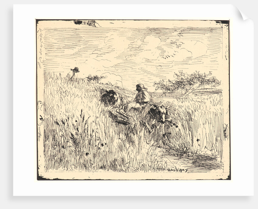 Sentier dans les Blés, 1862 by Charles François Daubigny
