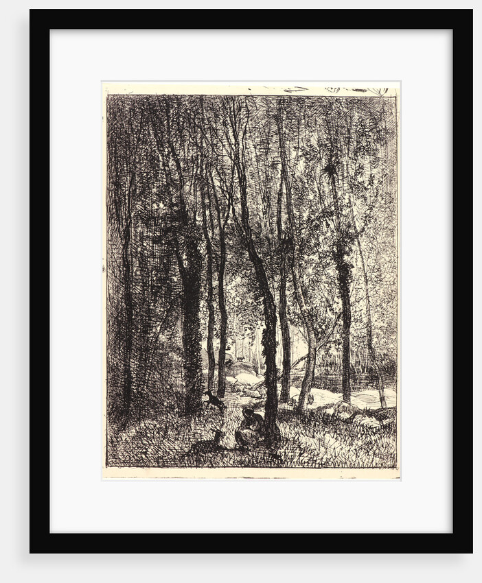 La Gardeuse de Chèvres, 1862 by Charles François Daubigny
