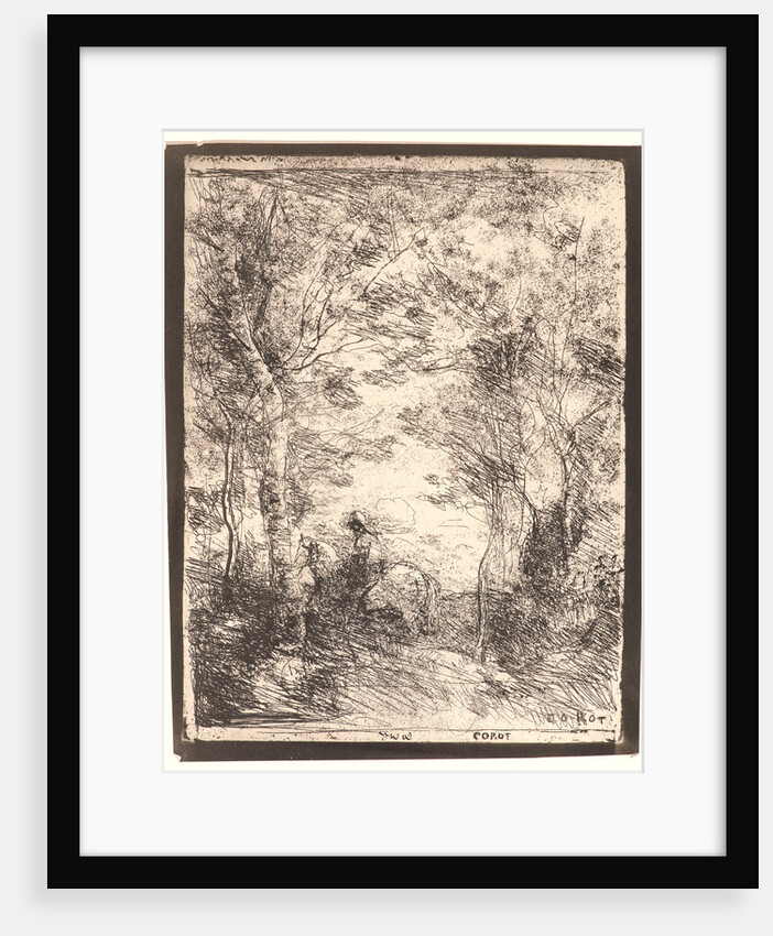 Le Petit Cavalier sous Bois, 1854 by Jean-Baptiste-Camille Corot