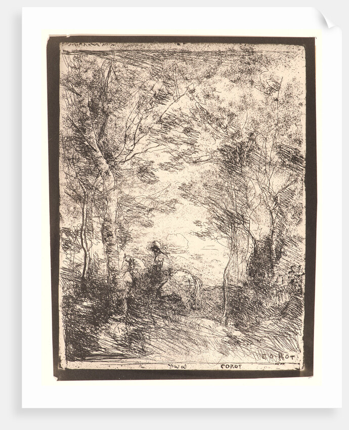 Le Petit Cavalier sous Bois, 1854 by Jean-Baptiste-Camille Corot