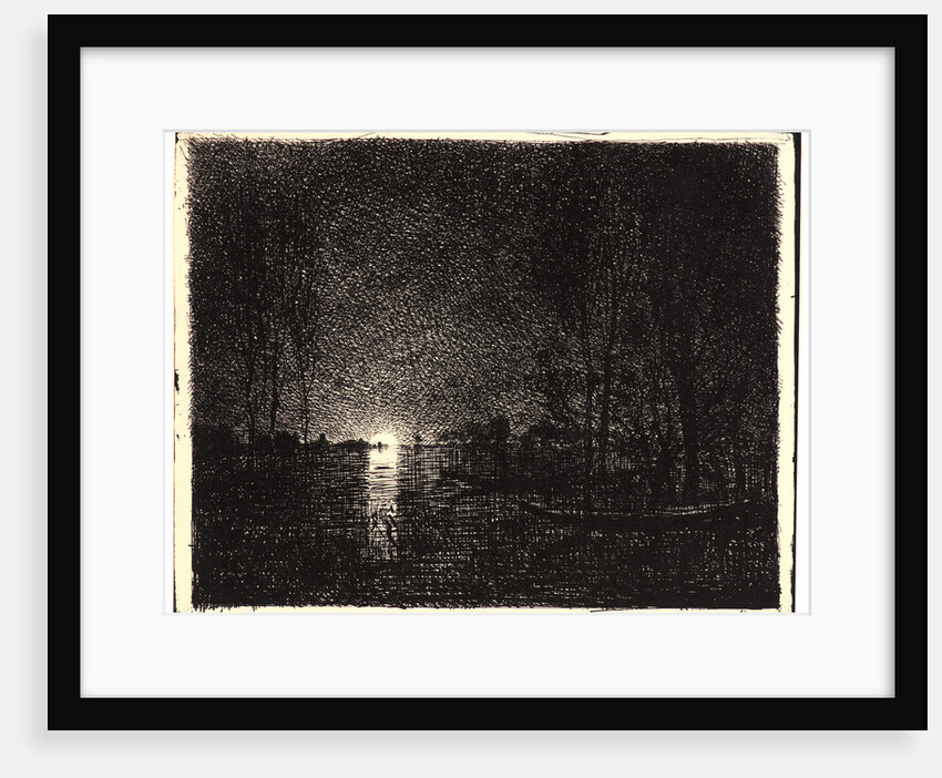 Effet de Nuit, 1862 by Charles François Daubigny