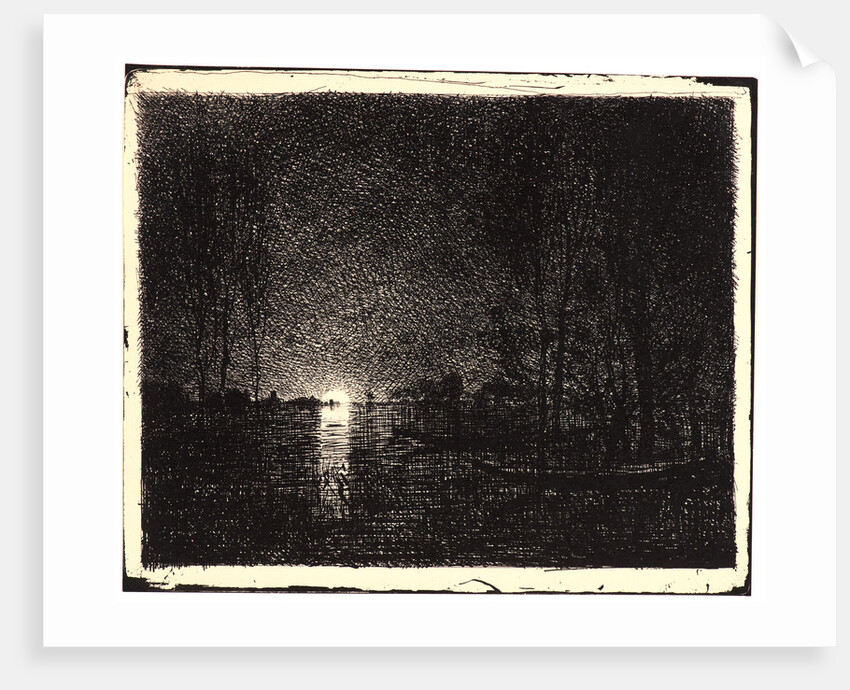 Effet de Nuit, 1862 by Charles François Daubigny