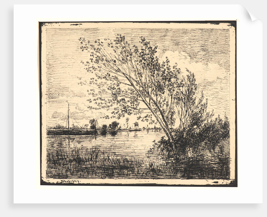 Le Bouquet d'Aunes, 1862 by Charles François Daubigny