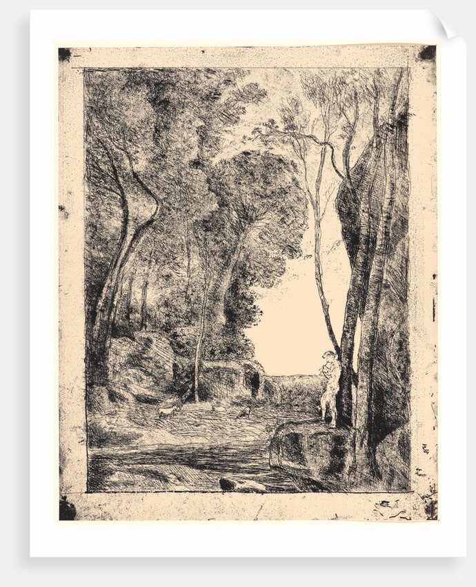 The Little Shepherd (Le Petit Berger), 1855 by Jean-Baptiste-Camille Corot