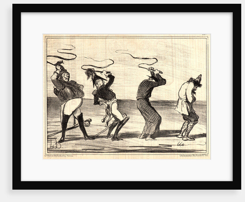 Tableau politique et social de l'empire de Russie, 1854 by Honoré Daumier