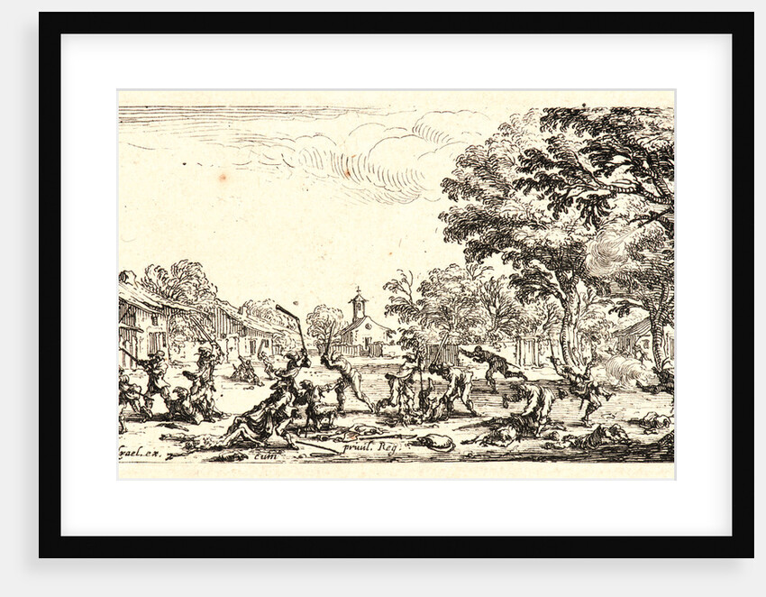 The Revenge of the Peasants (La Revanche des Paysans), 1636 by Jacques Callot