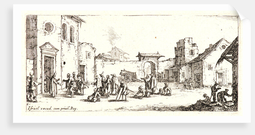 The Hospital (L'Hopital), 1636 by Jacques Callot