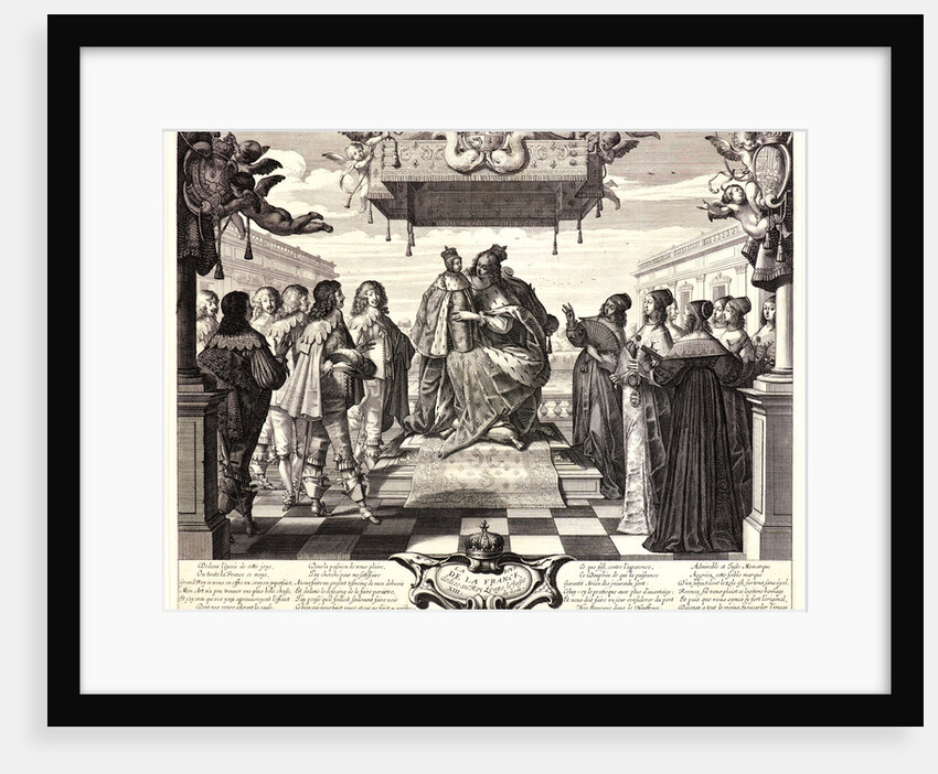 La Joye de la France, 1638 by Abraham Bosse