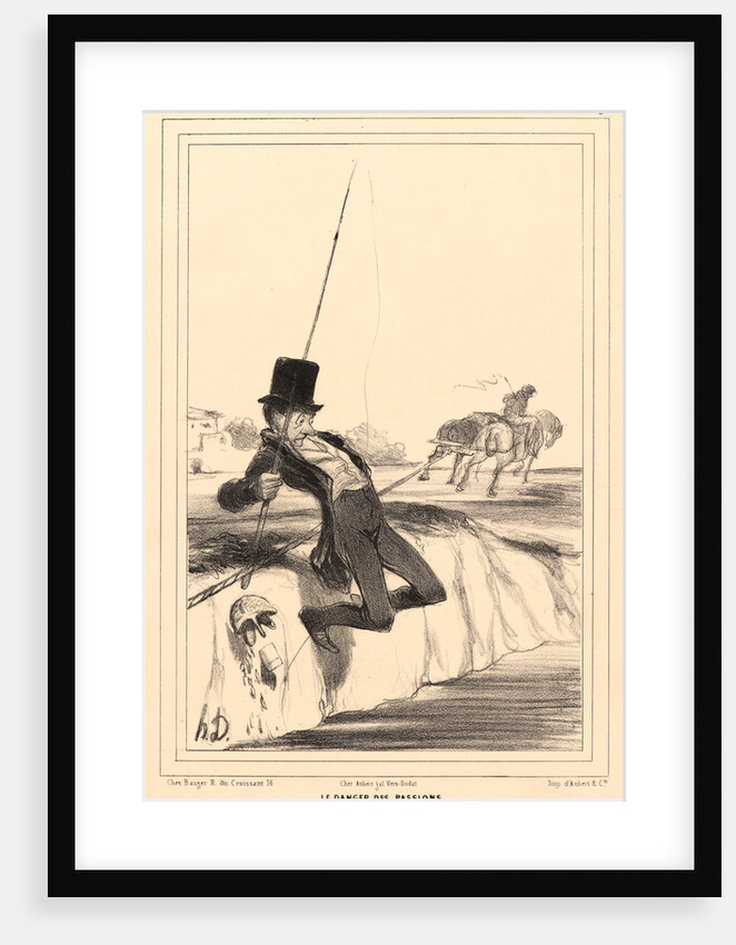 Le danger des passions, 1840 by Honoré Daumier