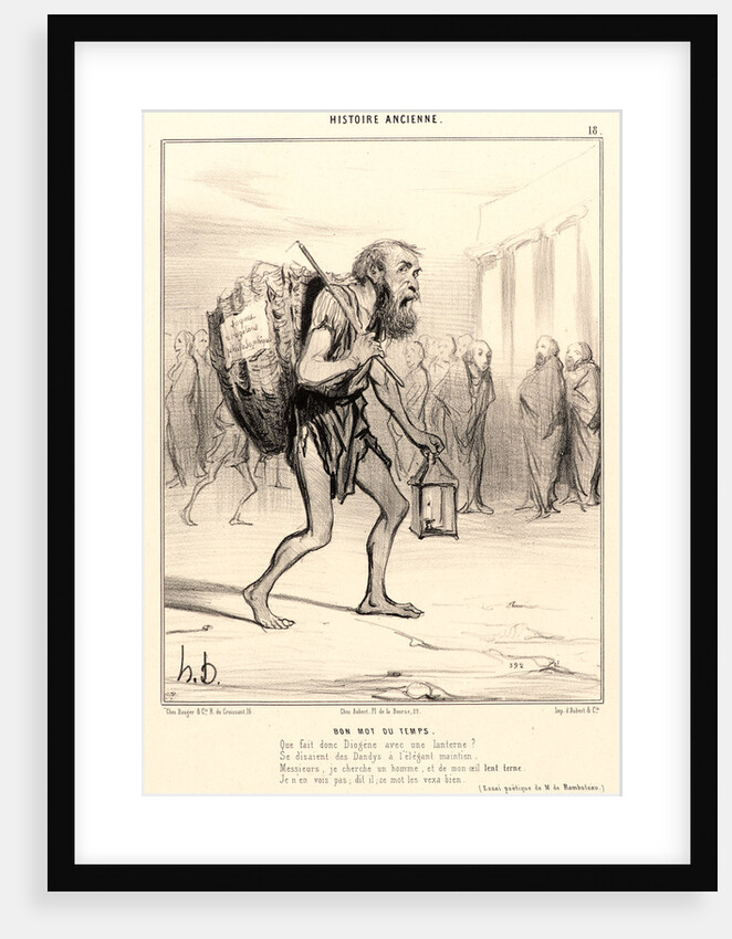 Bon Mot du Temps, 1842 by Honoré Daumier