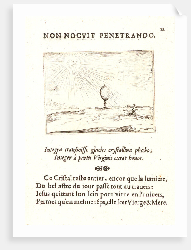 Les Rayons du Soleil, 17th century by Jacques Callot
