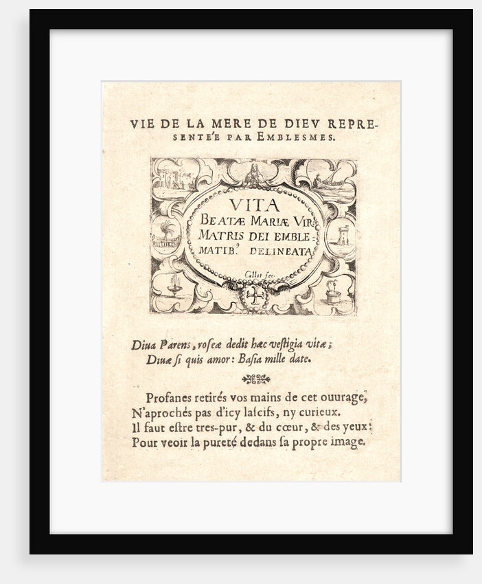 Frontispiece, 17th century by Jacques Callot