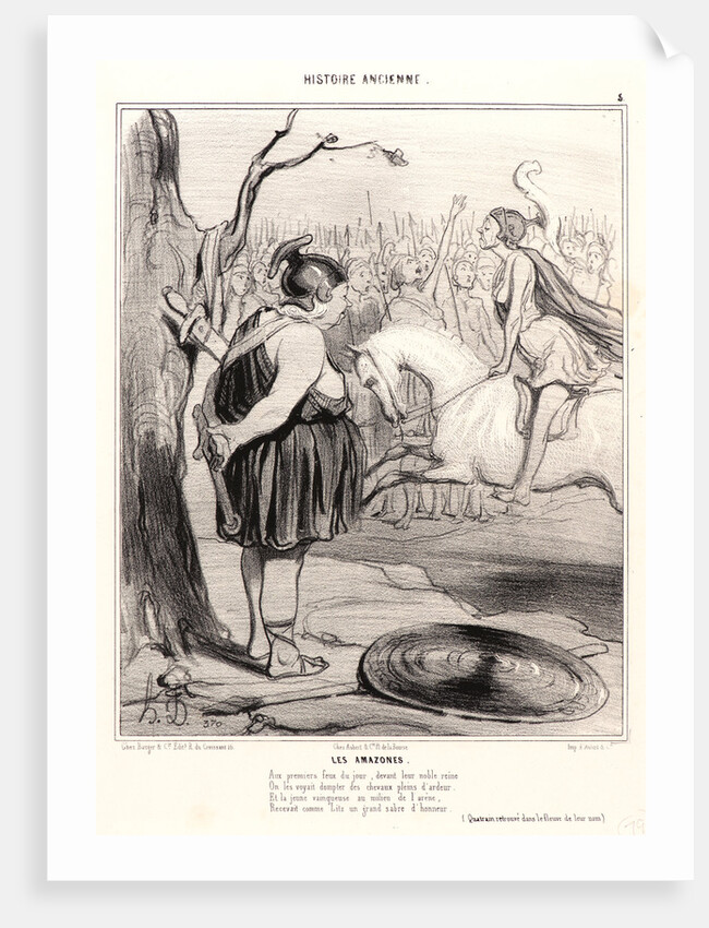 Les Amazones, 1842 by Honoré Daumier