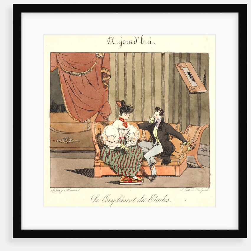 Le Complement des Etudes (Aujourd'hui), 1829 by Henry Bonaventure Monnier