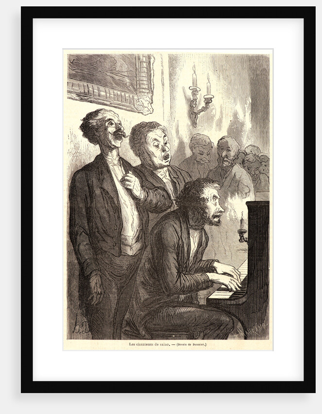 Les Chanteurs de salon, 1862 by C. Maurand