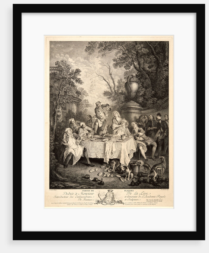 Partie de Plaisirs, ca. 1750-1760 by Pierre Etienne Moitte