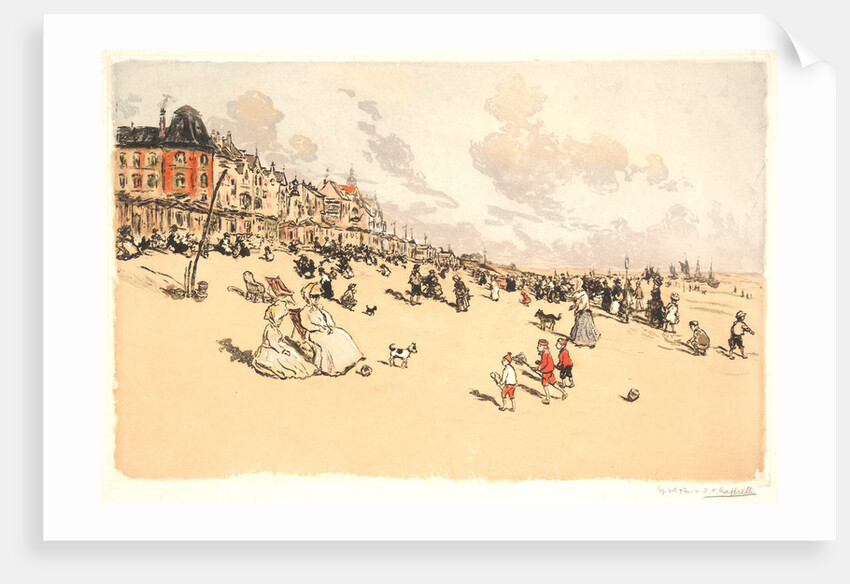 The Little Beach (La Petite Plage), 1909 by Jean-François Raffaëlli