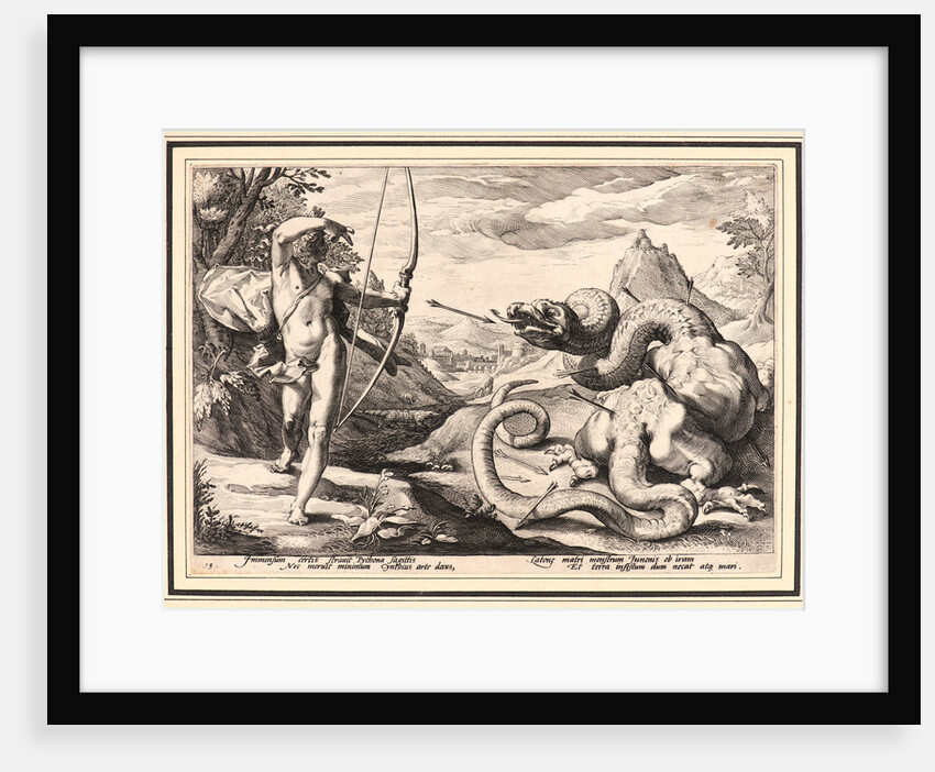 Apollo Killing Python, ca. 1589 by Anonymous