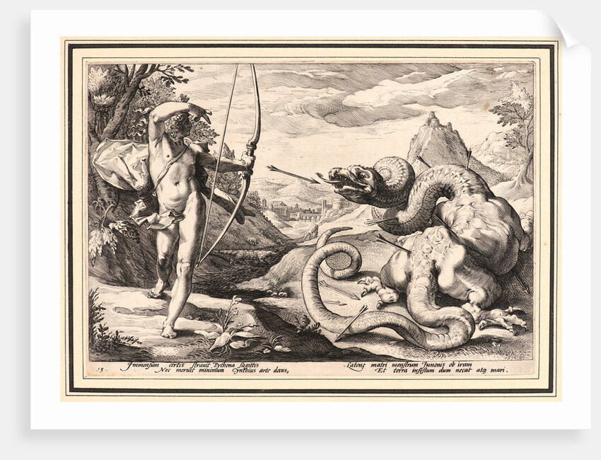 Apollo Killing Python, ca. 1589 by Anonymous
