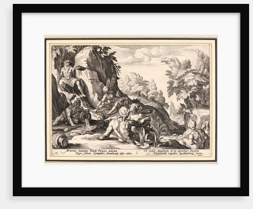 The River God Peneus Surrounded by Other Divinities, ca. 1589 by Anonymous