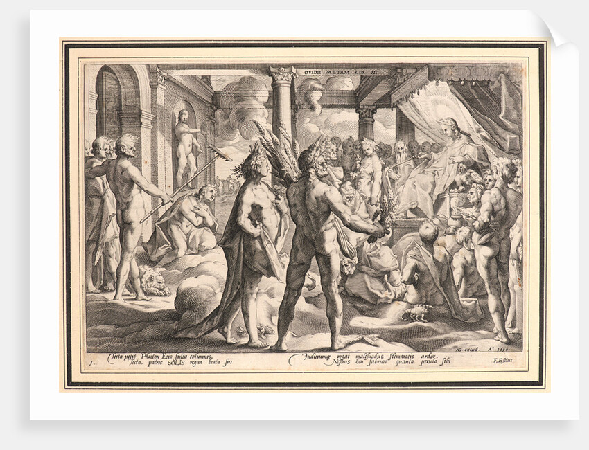 Phaeton Asking for the Chariot, ca. 1590 by Anonymous