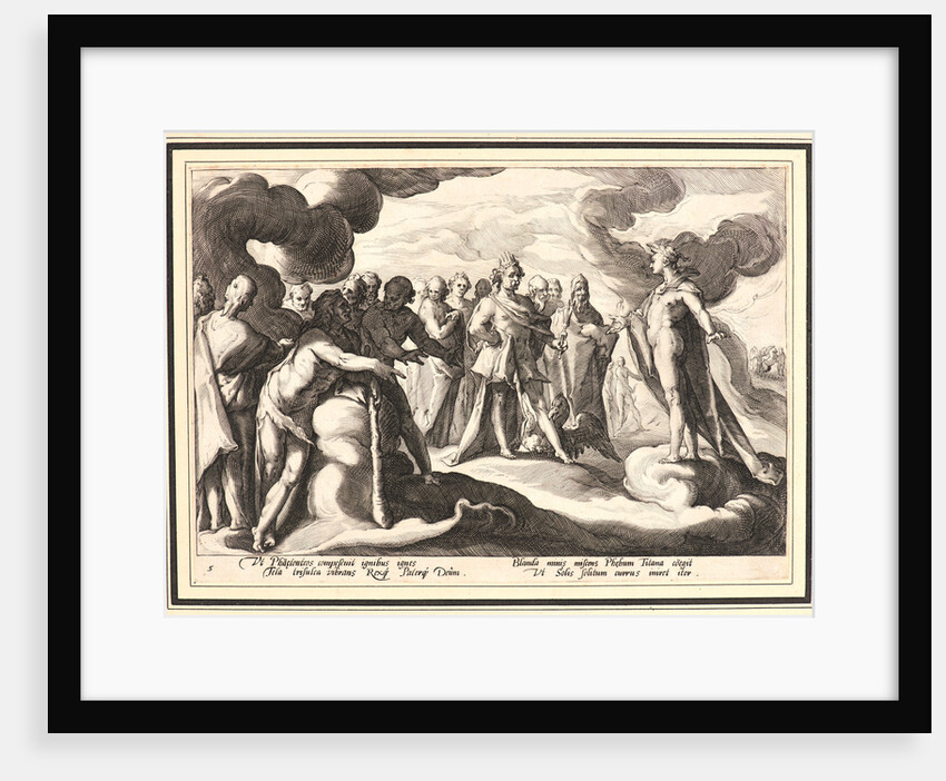 Jupiter and the Other Gods Asking Helios to Resume Control of the Chariot, ca. 1590 by Anonymous