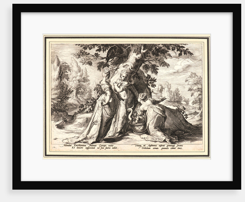 The Daughters of Cecrops Opening the Casket Entrusted to Them by Minerva, ca. 1590 by Anonymous