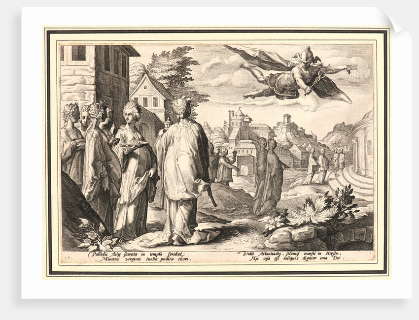 Mercury Enamored of Herse, Daughter of Cecrops, ca. 1590 by Anonymous