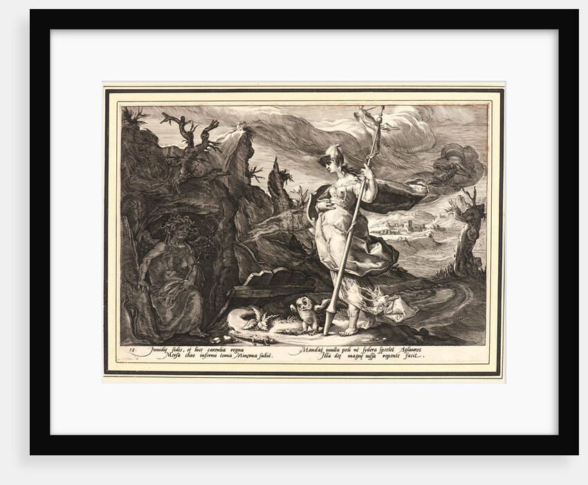 Minerva Commanding Envy to Remove the Jealousy in the Heart of Agraulos, ca. 1590 by Anonymous