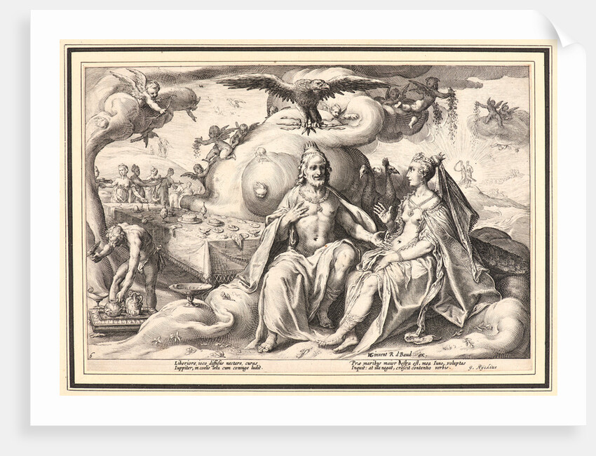 The Dispute between Jupiter and Juno over Which of the Two Sexes Finds Greatest Pleasure, ca. 1615 by Anonymous