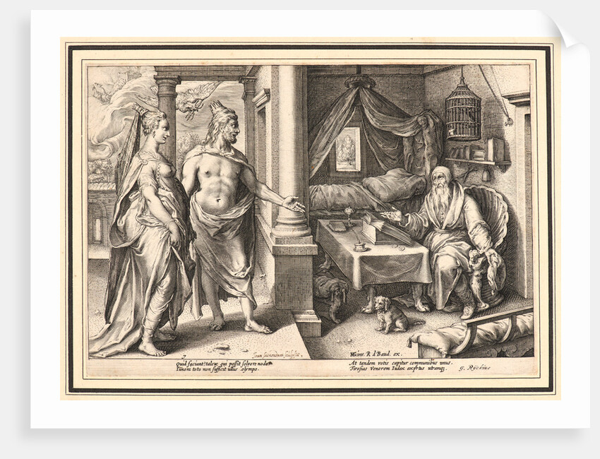 Tiresias, Having Been Changed into a Woman and Back into a Man, Answers the Question, ca. 1615 by Anonymous