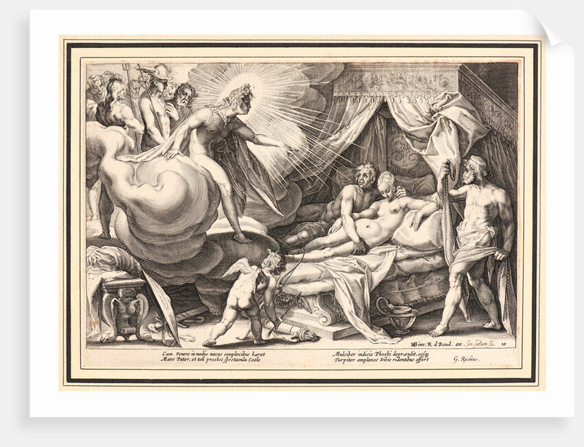Phoebus Exposing Mars and Venus to the Ridicule of the Olympians, ca. 1615 by Anonymous