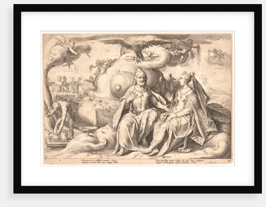 The Dispute between Jupiter and Juno over Which of the Two Sexes Finds Greatest Pleasure, ca. 1615 by Anonymous